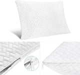 Cooling Pillow Filled with Shredded Memory Foam by Cuartos