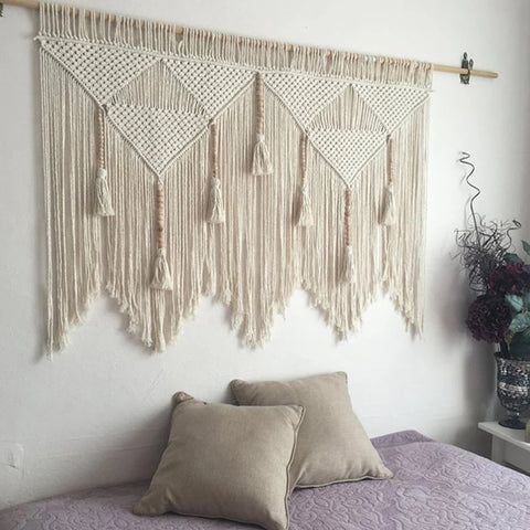 Wall Hanging Handwoven Boho | Home Decor | Cotton Rope