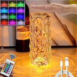 Table Crystal Rose Bedroom Lamp by Cuartos