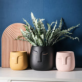 Ceramic Face Living Room Vase Ceramic Vase by Cuartos