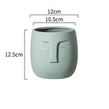 Ceramic Face Living Room Vase Ceramic Vase by Cuartos